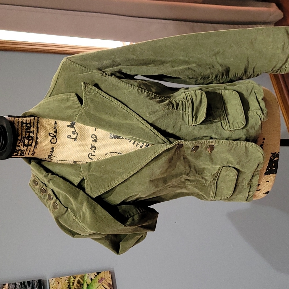 Calvin Klein Green cord blazer sz large